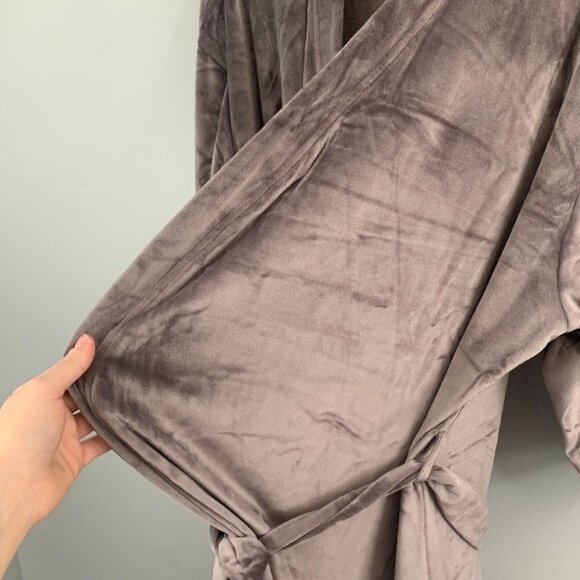 Splendid Womens Robe House Coat Plush NWT Purple Velour  Belted Lounge 1X 2X 3X - Picture 3 of 14